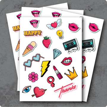 Custom Shape Stickers